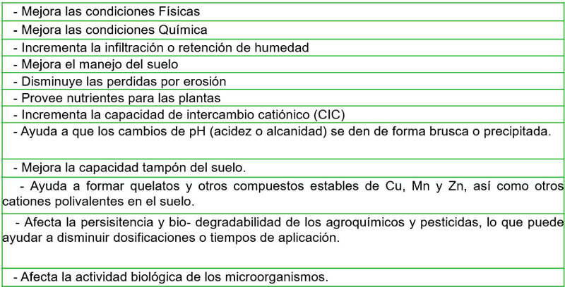 Ácidos Húmicos y Fúlvicos